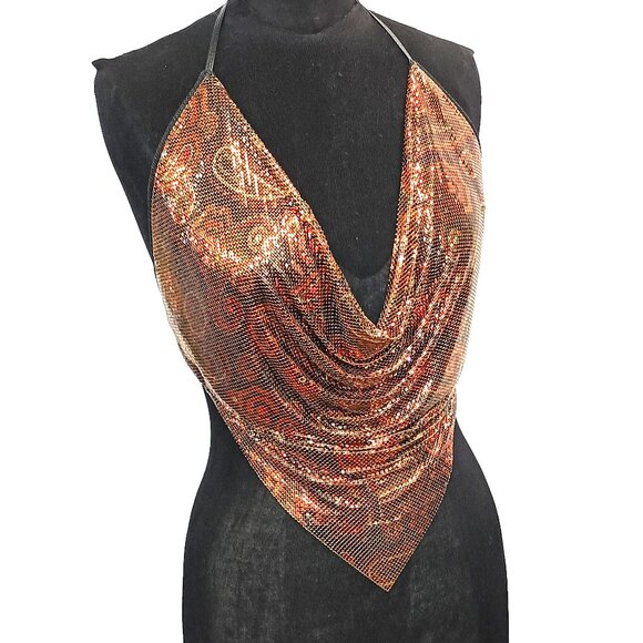 Ferrara Whiting and Davis Mesh Halter - Picture 1 of 3